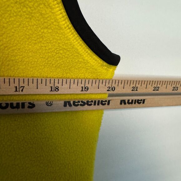 RLX Ralph Lauren Vest Mens Medium Yellow Transcontinental Expedition Fleece - Picture 9 of 11